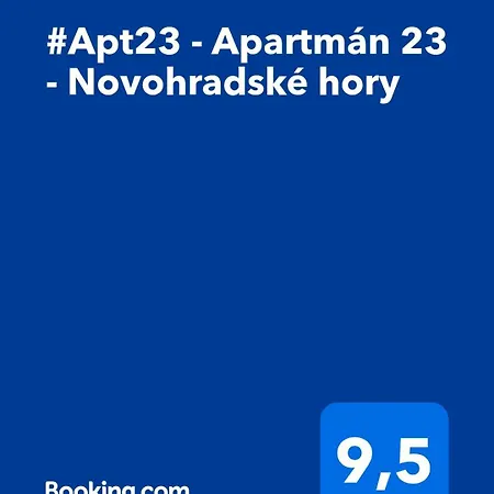 #apt23 - 23 - Novohradske Hory Apartment Benesov nad Cernou
